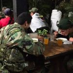 Desplazamiento de las tropas de las Farc hacia las zonas veredales