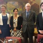 Sofía Gaviría se reunió con senadores de Francia para hablar del Proceso de Paz