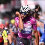 Fernando Gaviria, tercer triunfo en el Giro, esta vez en Reggio Emilia. Foto: Prensa Giro de Italia