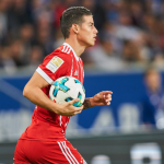 James en el Bayern Munich 2017-09-11