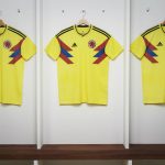 La camiseta que Colombia utilizará en Rusia 2018. Fotos: oficina de prensa Adidas