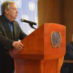 Declaración del Secretario General de Naciones Unidas, António Guterres en rueda de prensa al finalizar su visita oficial a Colombia.