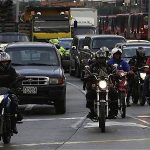 Motociclistas en las calles
