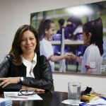 subsecretaria de Gestión Institucional de la Secretaria de Educación, Karina Ricaurte.