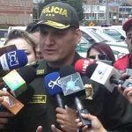 Secretario de Seguridad, Convivencia y Justicia, Jairo García, y el Comandante de la Policía Metropolitana de Bogotá, Mayor General Hoover Penilla