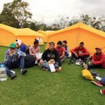 Campamento de Venezolnaos En Bogota