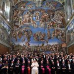 El papa Francisco preside una audiencia con miembros del cuerpo diplomático acreditado ante el Vaticano