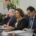 Mininterior Nancy Patricia Gutiérrez, al presentar las conclusiones de la precomisión Nacional de Garantías de Seguridad (1)
