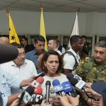 En su visita a San Vicente del Caguán, Caquetá, la ministra del Interior, Nancy Patricia Gutiérrez2019-01-16 at 1.36.09 PM (2)