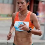 Angie Orjuela, integrante del Equipo Porvenir, finalizó en la casilla doce de la Maratón de Houston