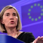 La jefa de política exterior de la Unión Europea, Federica Mogherini